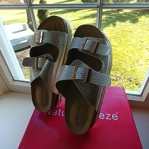 Nature Breeze Shoes - NEW NATURE BREEZE OFF WHITE SANDLE PLATFORM Nature Breeze Shoes - NEW NATURE BREEZE OFF WHITE SANDLE PLATFORM